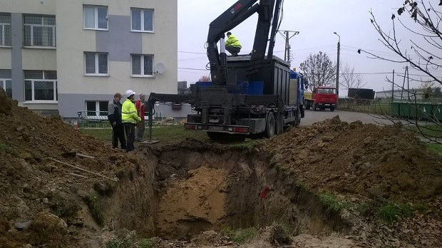 Zasobnik z betonu do użytku w firmie Lubartów